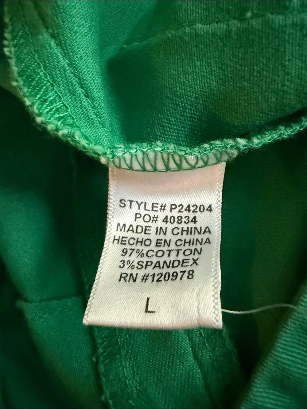 entro Emerald Green High-Rise Wide-Leg Pants - Picture 5 of 5